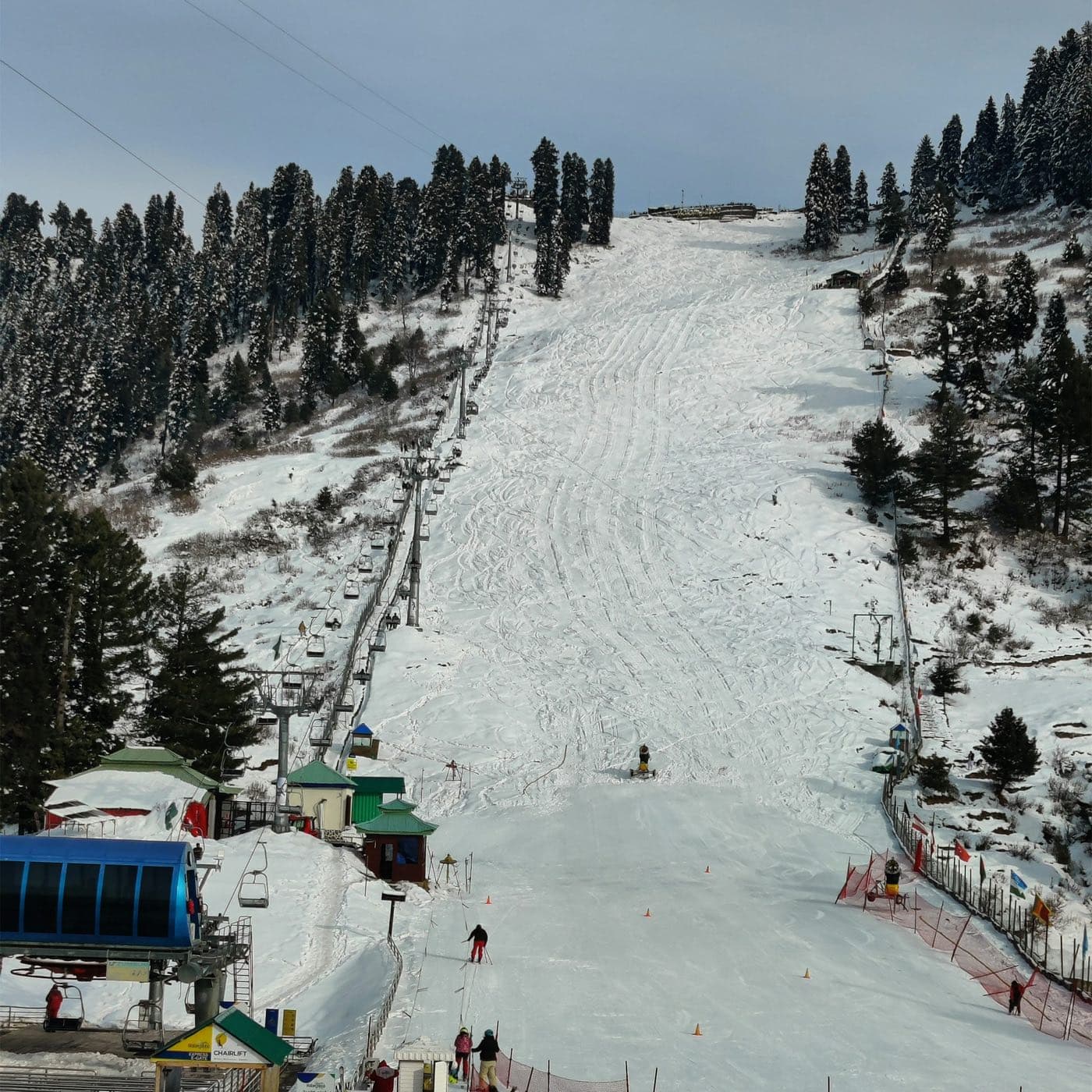 Winter sports in Hunza
